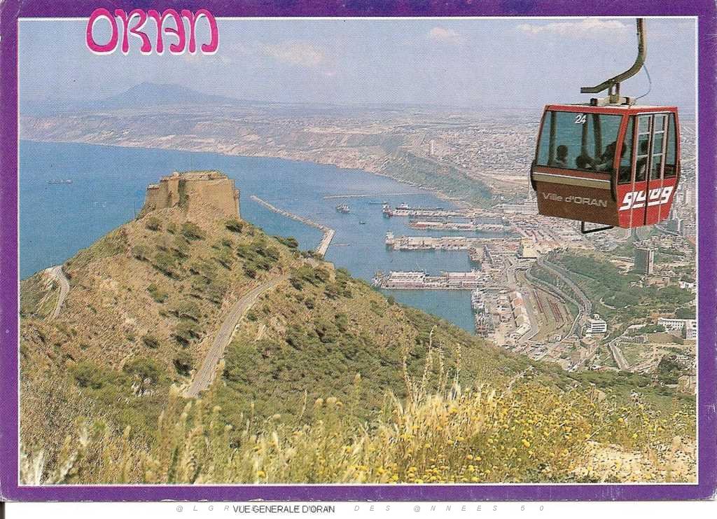 ORAN 009 ORAN DEPUIS SANTA CRUZ AVEC LE FORT.JPG